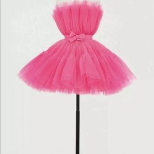 Giambattista Valli X H&M Flared Tulle Dress Neon